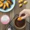 Chocolate Dipped Lemon and Lavender Madeleines