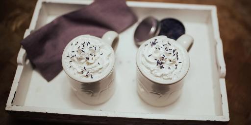 Lavender Hot Chocolate Winter