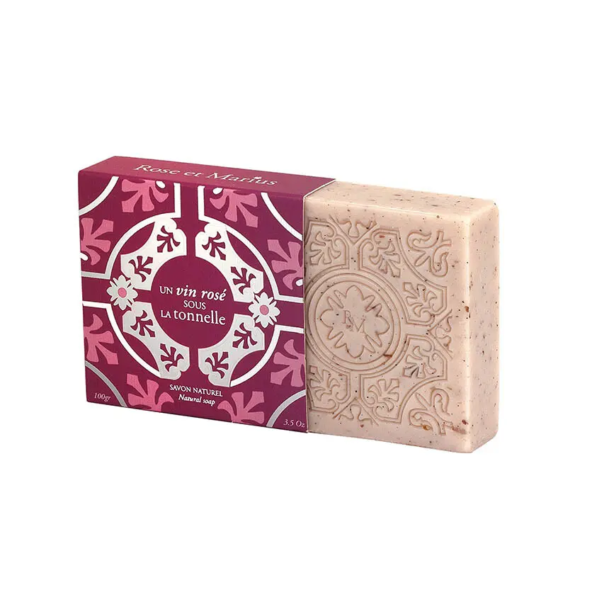 Natural Rosé-scented Soap from Provence