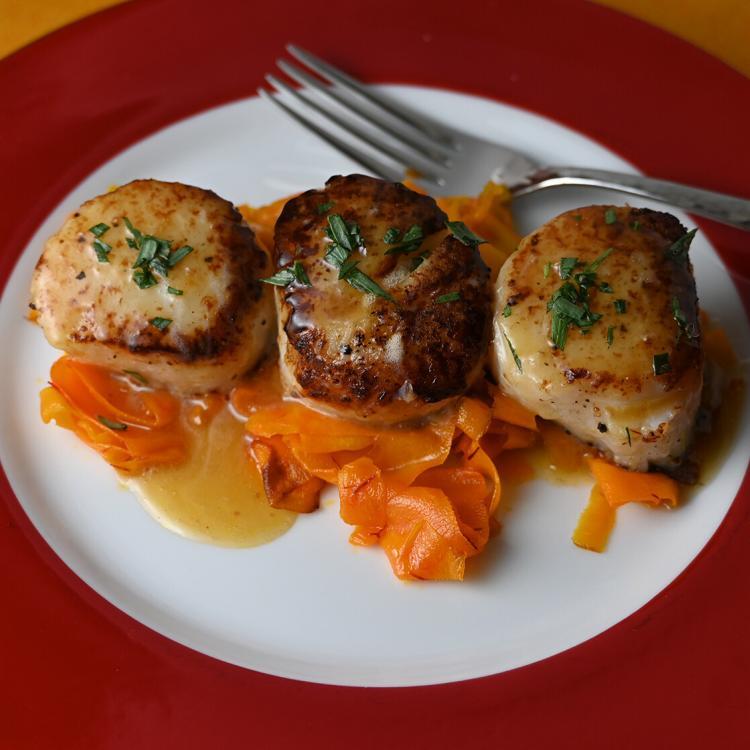 Seared Scallops With A Citrus Beurre Blanc Sauce Perfectly Provence 7277