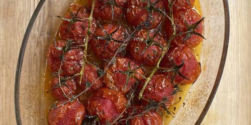 Try Blistered Cherry Tomatoes on the Vine