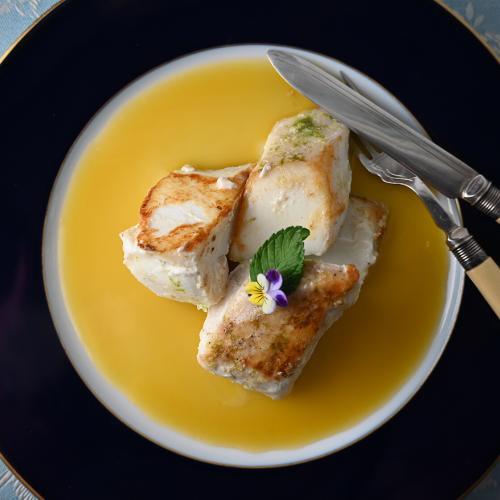 Sous Vide Poached Halibut in Butter