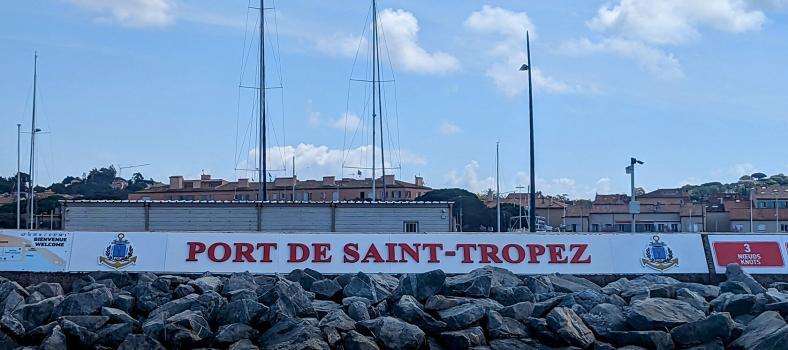 St Tropez by Ferry Arriving in Port