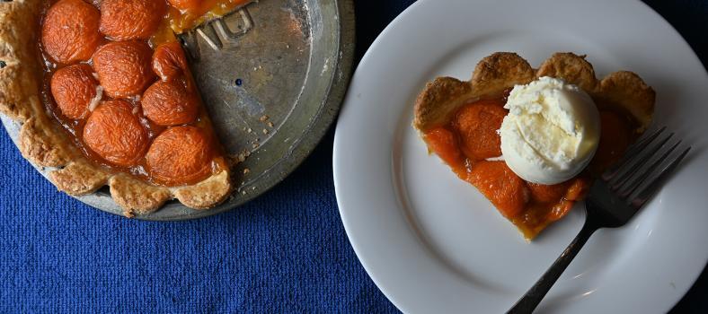 Tart with Fresh Apricots