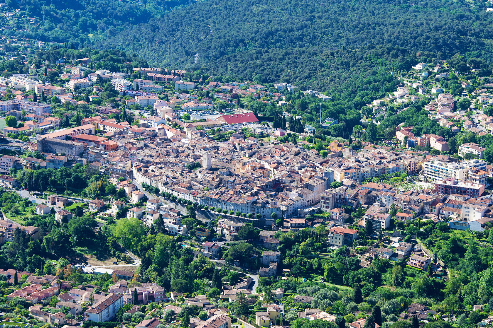 Vence view from Baou-des-Blancs