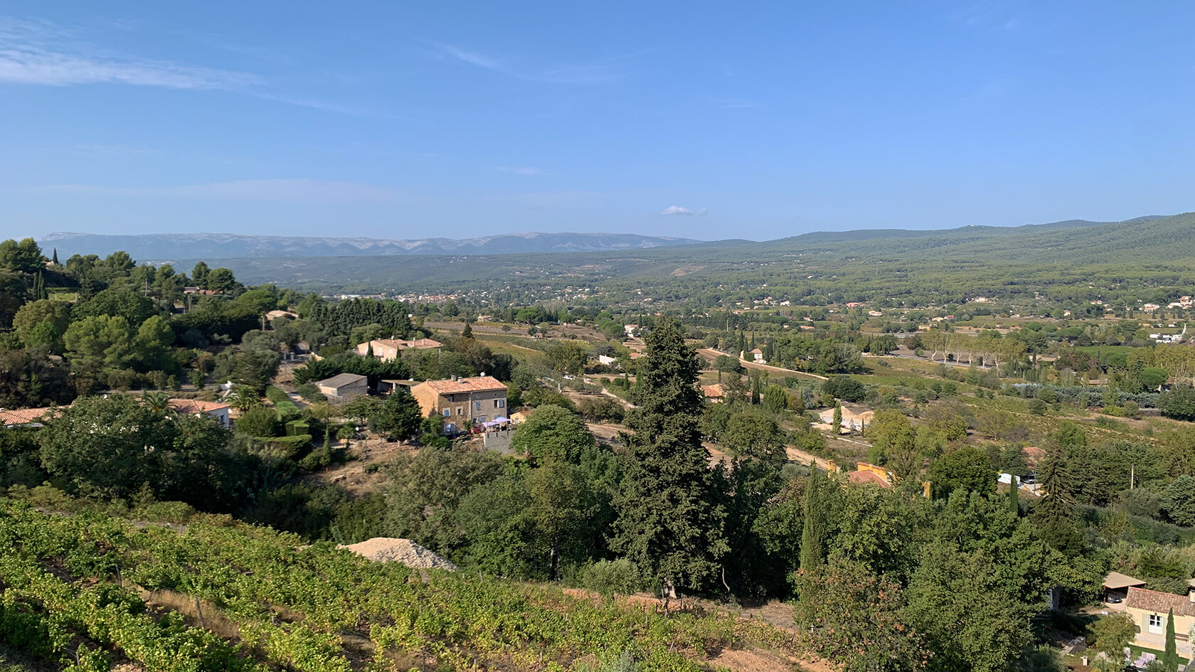 Wine Tasting in Bandol View from Domaine La Font des Peres