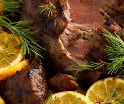 Recipe for Braised Lamb with fennel and orange from Sisteron