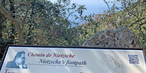 Hiking the Nietzsche Trail to Eze Village view
