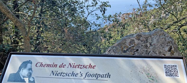 Hiking the Nietzsche Trail to Eze Village view