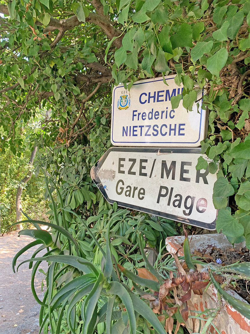 Nietzsche Trail Eze Village view
