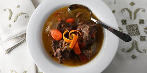 Traditional Beef Daube from Provence with White Wine