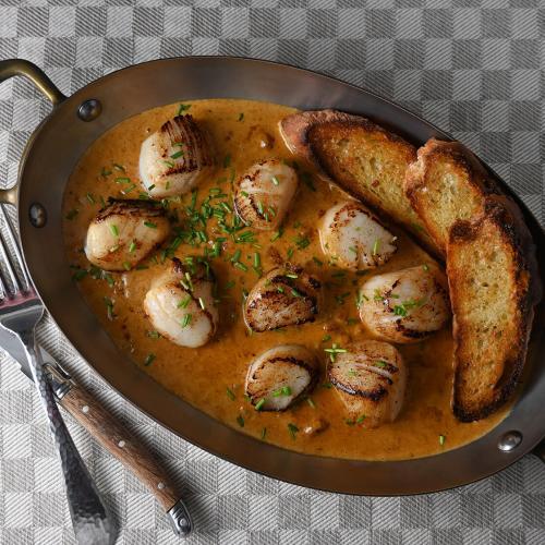 Scallops in a creamy Sauce