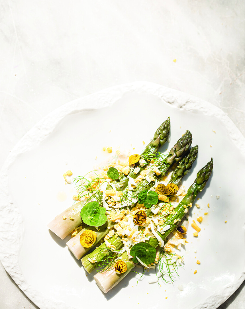 Asparagus Mimosa by Rosa Jackson