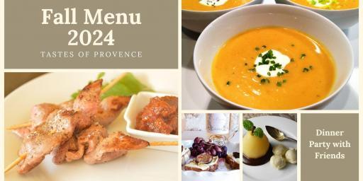 Fall Flavours of Provence Dinner Menu