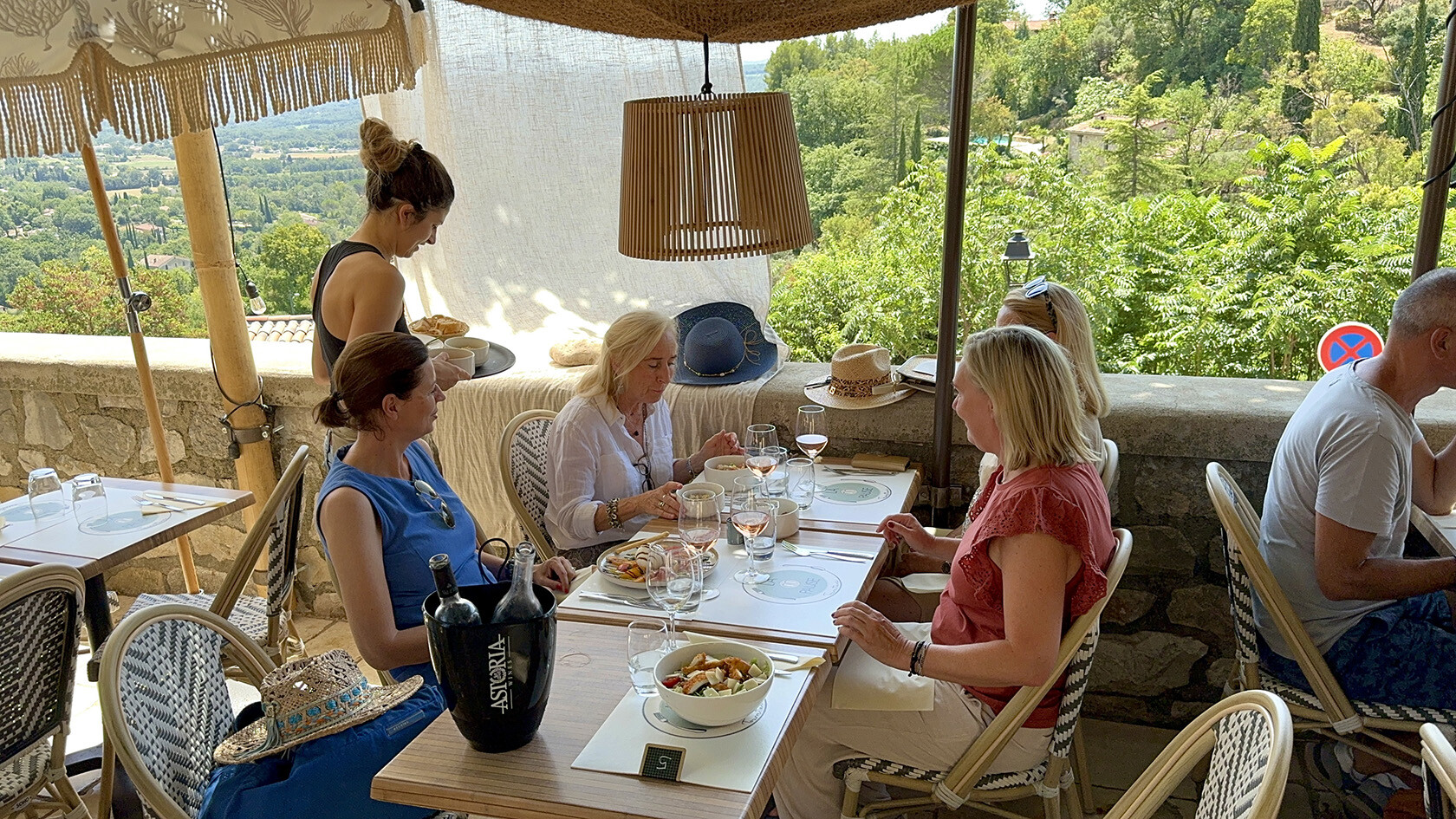 Provencal Summer lunch in Tourrettes