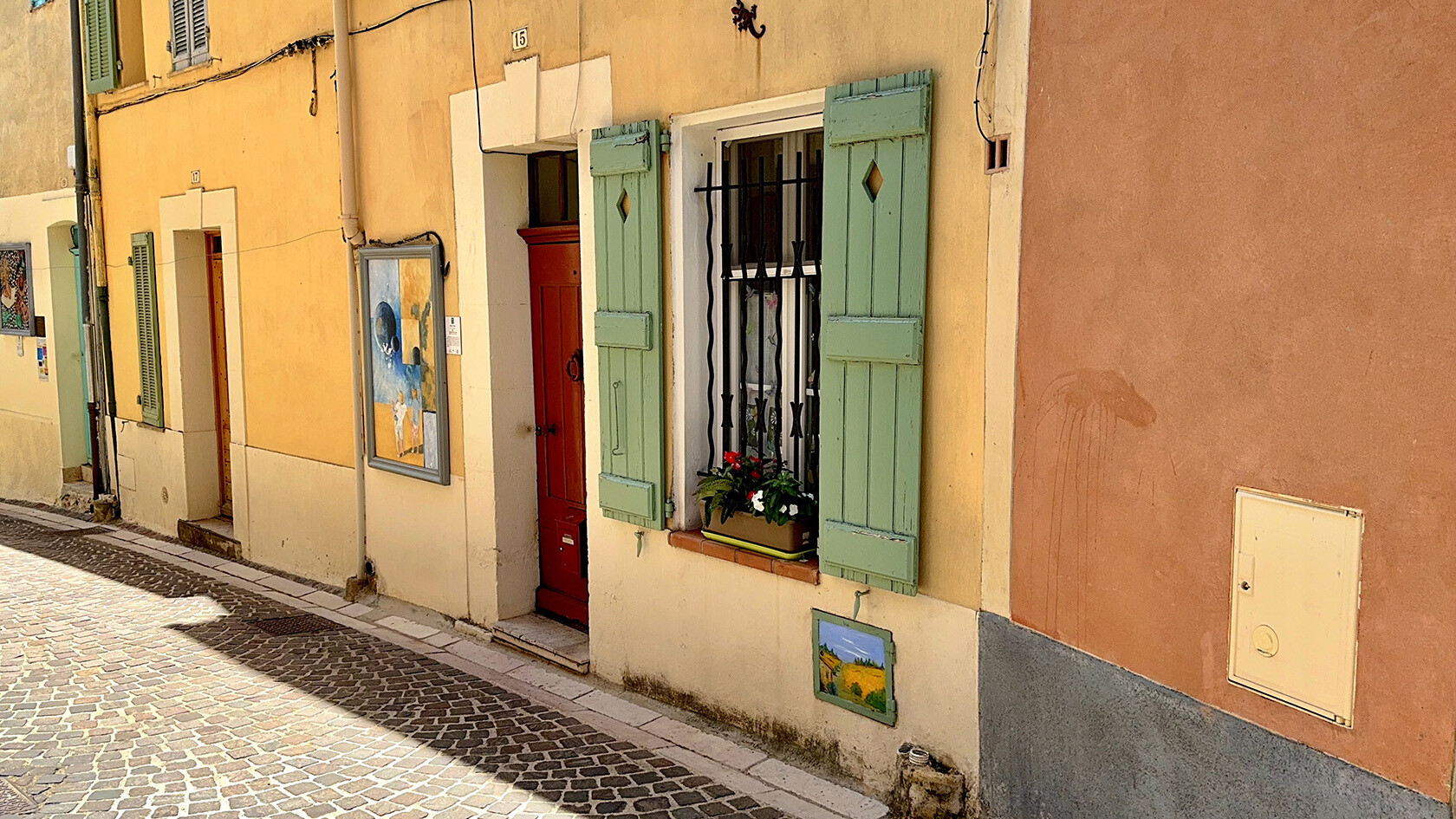 The streets of Tourrettes a charming vilalge in the Var