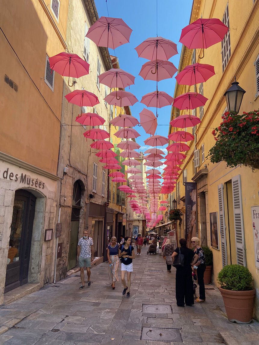 Grasse Perfume Capital colourful Town Centre