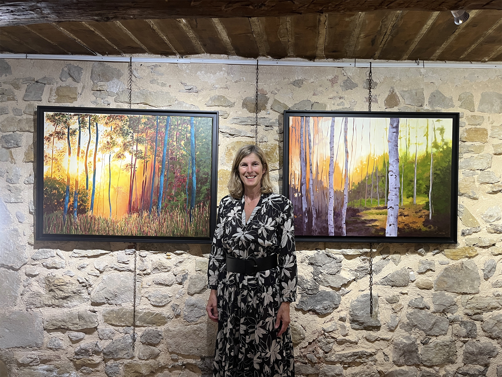 Artist Jo Charlton in Provence