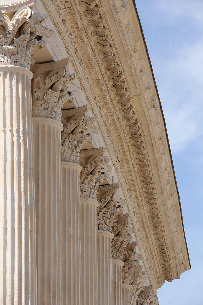 Maison Carree in Nimes France