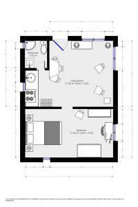 Magaud Holiday rental Cottage Floor plan