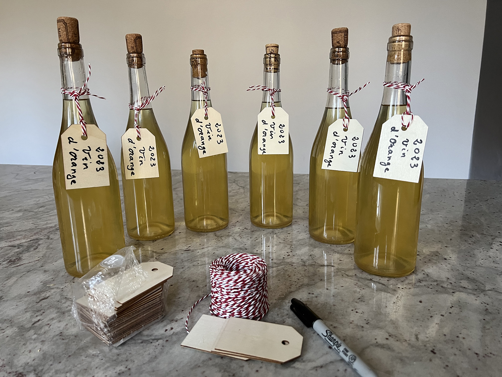 Bitter Orange Wine Bottled