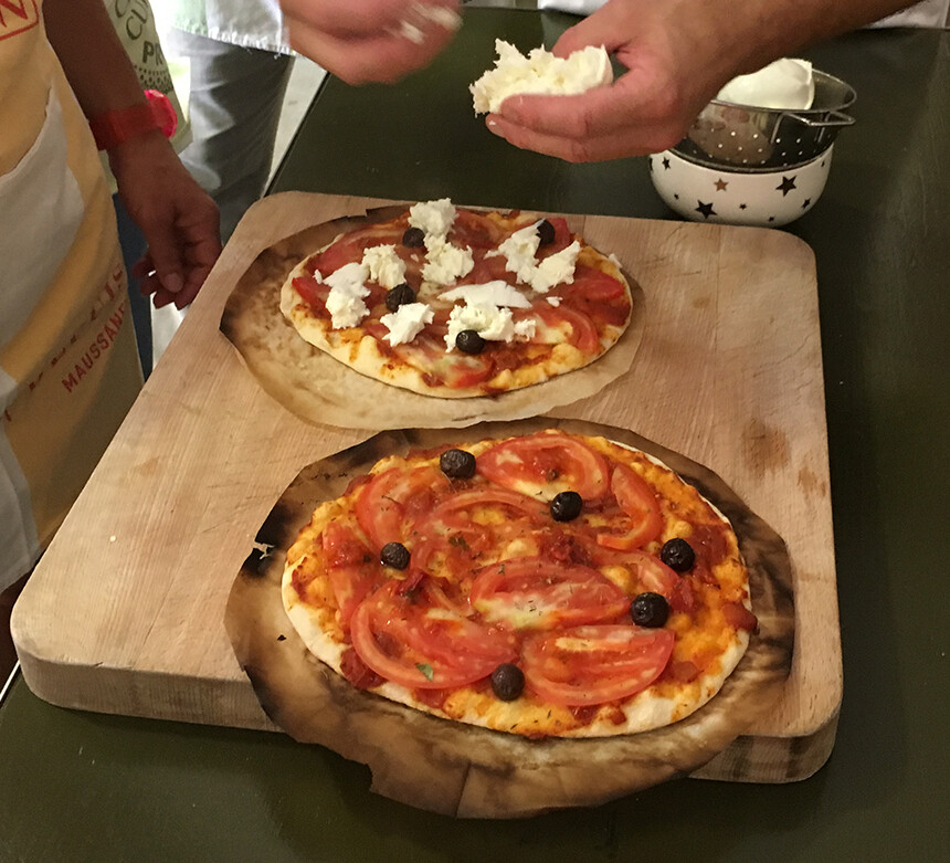 Making Pizza in Provence