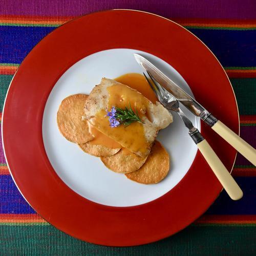 Black Cod in a Saffron Beurre Blanc Sauce