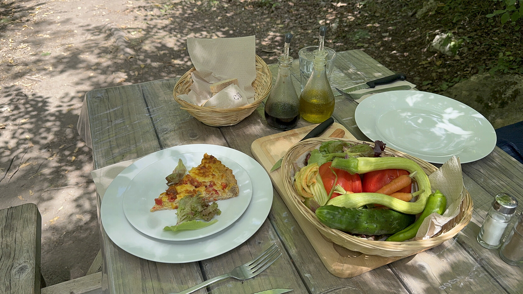 Lunch at Trout Farm in Provence