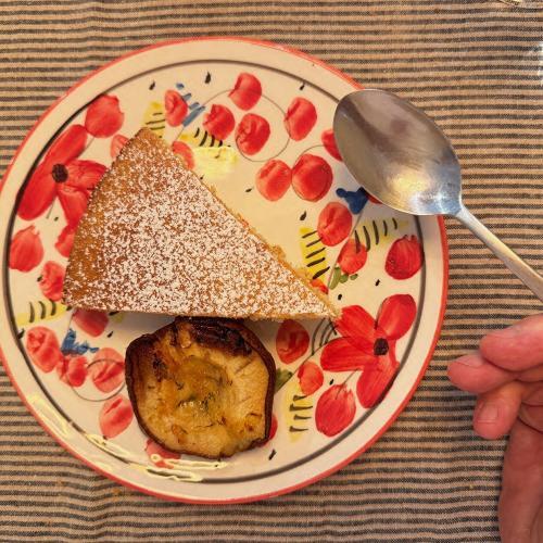 Citrus Ricotta Cake with Roasted Pears Atelier Laurel in Provence