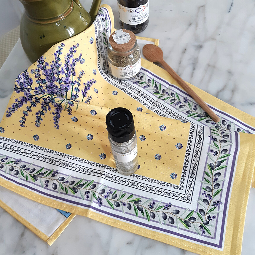 Tea Towels in Fresh Provencal Designs